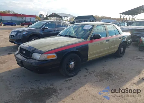 2011 Ford Crown Victoria Police Interceptor из США, поврежденный, VIN 2FABP7BV5BX123826